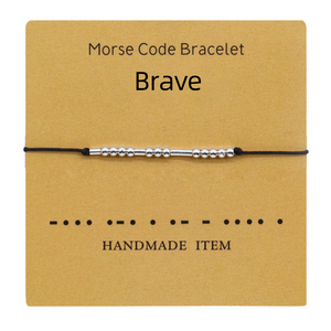 Morse Code Couple Bracelet