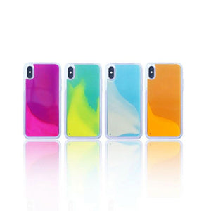 Dynamic Quicksand Flowing Neon Sand Liquid Phone Case