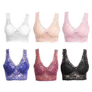 Women's Seamless Sports Lace Bra