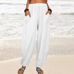 Women's Loose Cotton And Linen Casual Pants