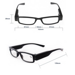 LED reading glasses