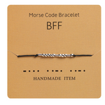 Morse Code Couple Bracelet