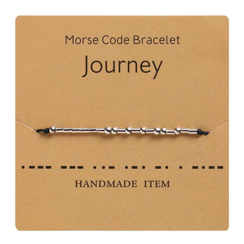 Morse Code Couple Bracelet