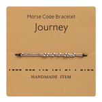 Morse Code Couple Bracelet