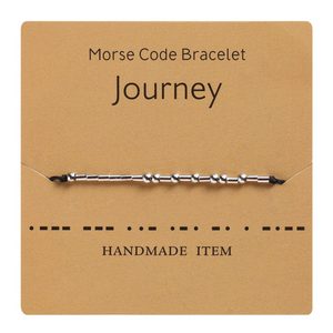 Morse Code Couple Bracelet